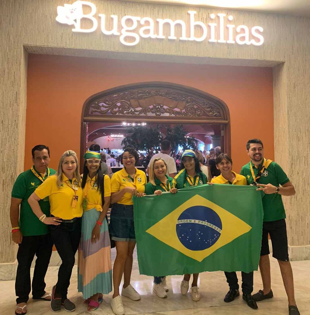 FBOs qualificados do Brasil em evento de aprendizado e relaxamento